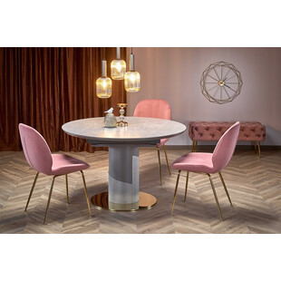 Stół rozkładany glamour Muscat 120cm - Halmar | Elegancki design