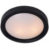 Plafon LED czarny Lucide Lex 33cm - Oświetlenie nowoczesne