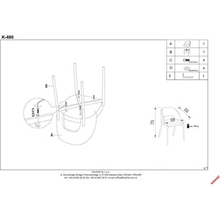 Krzesło tapicerowane "Muszelka" K486 beżowe Halmar - Komfort i styl