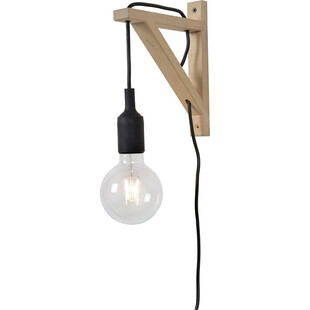Kinkiet drewniany Fix Wall | Lucide - Skandynawski design