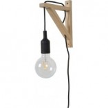 Kinkiet drewniany Fix Wall | Lucide - Skandynawski design