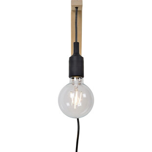 Kinkiet drewniany Fix Wall | Lucide - Skandynawski design