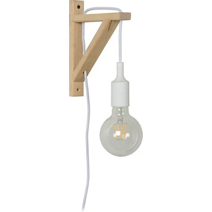 Kinkiet drewniany Fix Wall Lucide | Skandynawski design