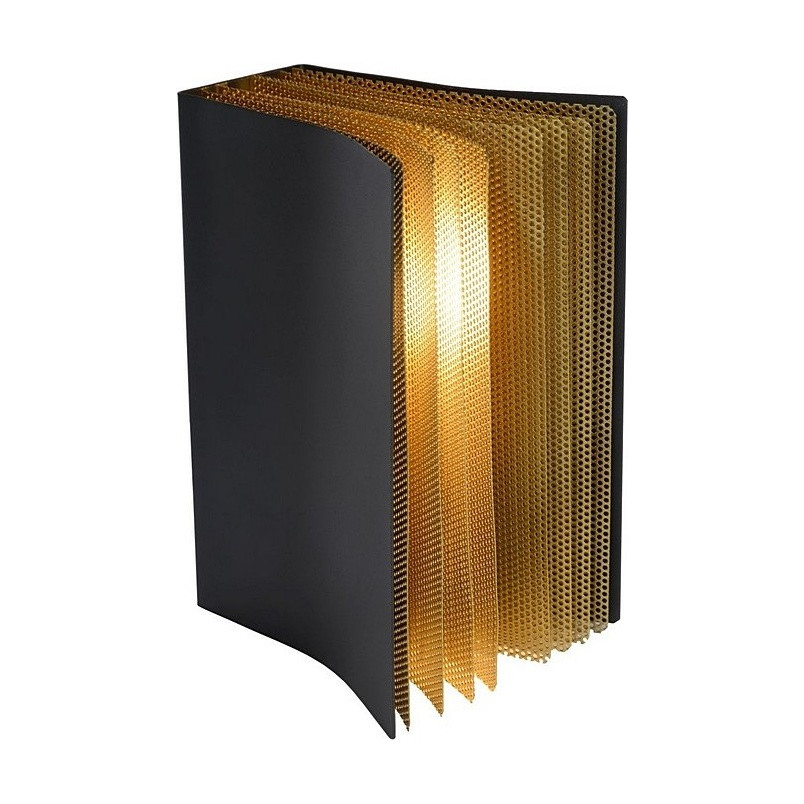 Lampa stołowa "Książka" Livert czarna - Lucide | Sklep z lampami