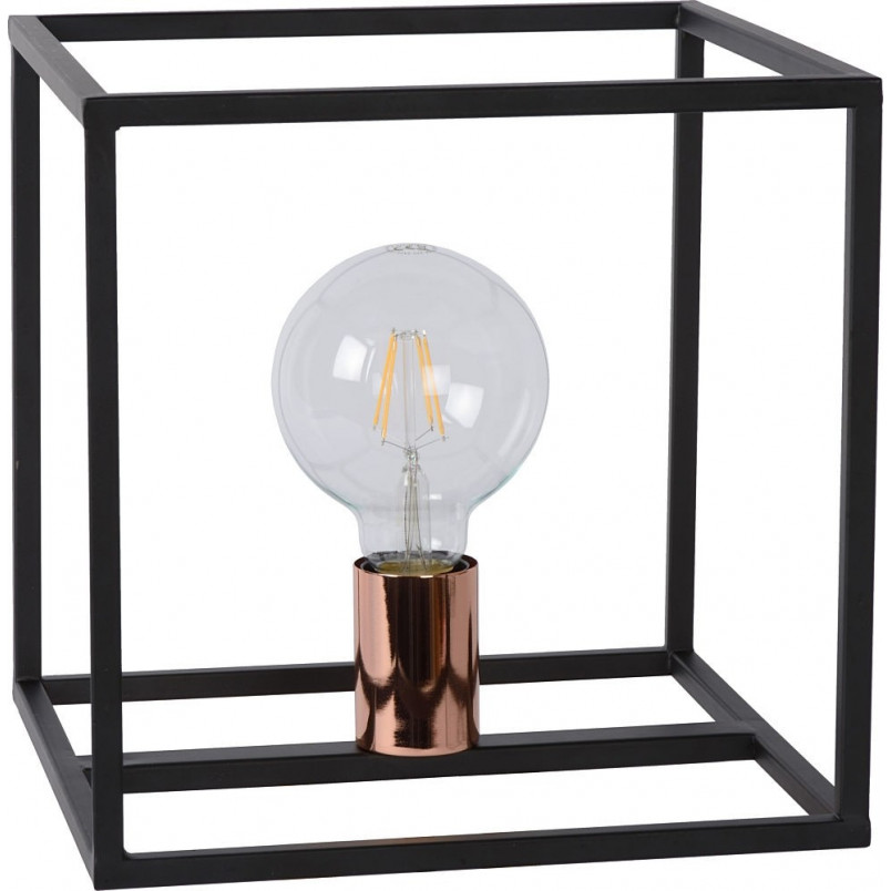 Lampa stołowa Loft Arthur czarna - Lucide | Sklep z Lampami