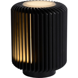 Lampa stołowa Turbin czarna Lucide | Nowoczesne oświetlenie