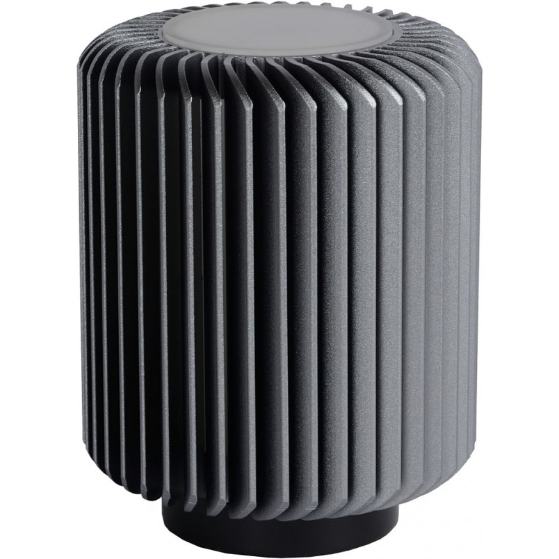Lampa stołowa Turbin szara Lucide - Nowoczesny design