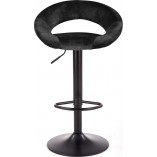 Hoker welurowy H102 czarny Halmar - Komfort i styl