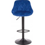 Hoker welurowy granatowy Halmar H101 - Komfort i styl