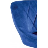 Hoker welurowy granatowy Halmar H101 - Komfort i styl