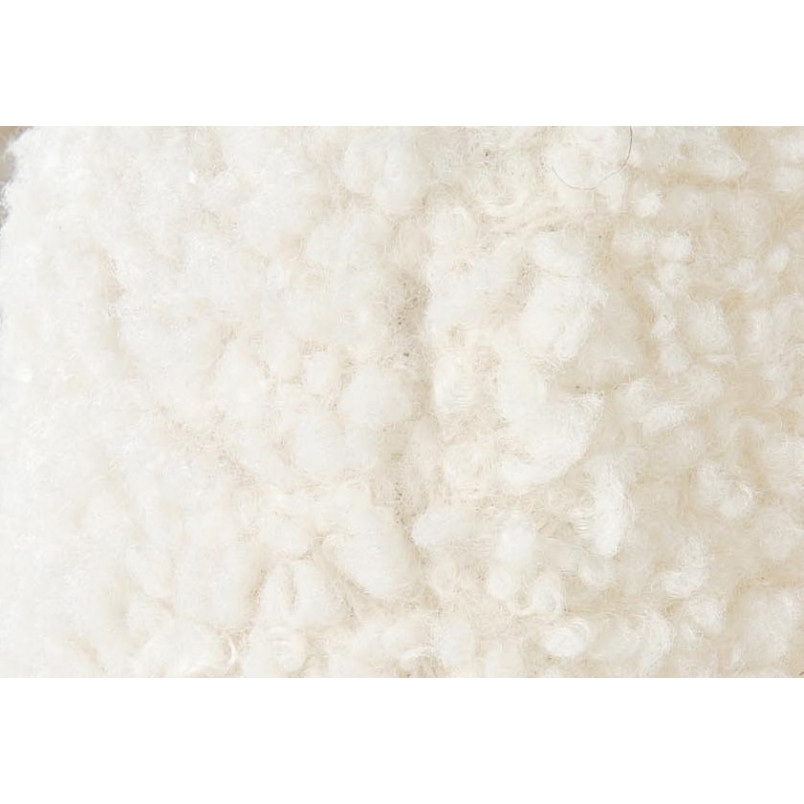 Fotel bouclé kremowy Halmar z złotymi nogami - Elegancki design