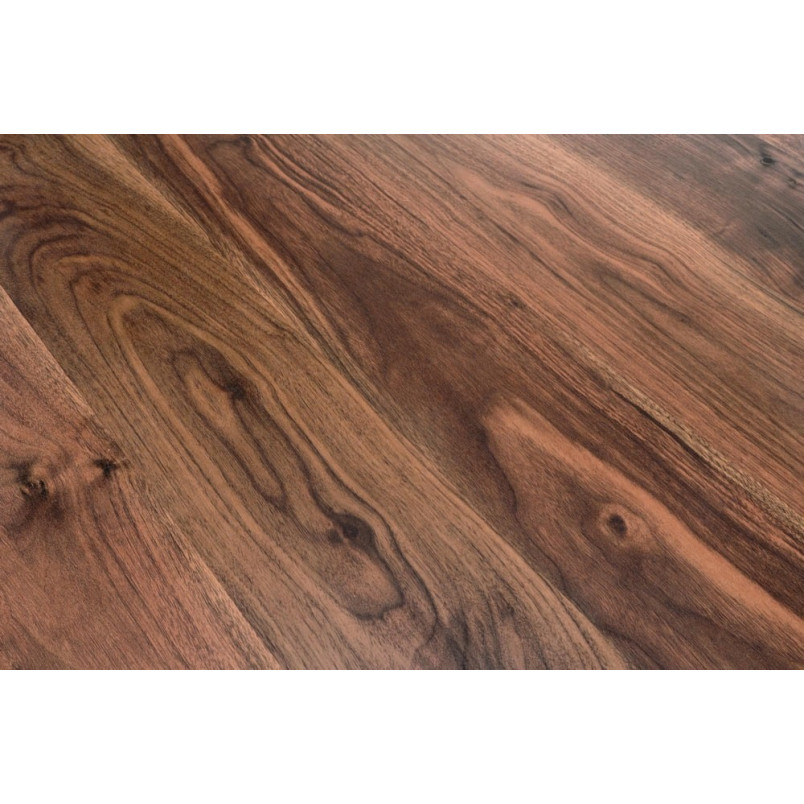 Stół okrągły retro Domenico 110cm orzech / złoty Halmar