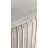 Pufa welurowa Cricket Halmar | Schowek, Szara, 46cm