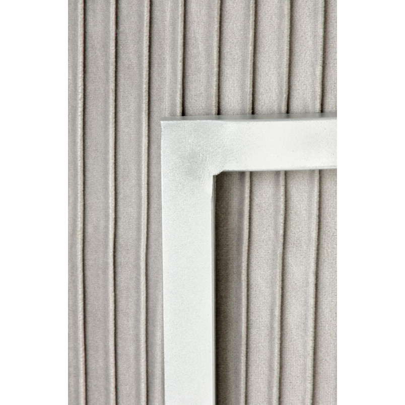 Pufa welurowa Cricket Halmar | Schowek, Szara, 46cm