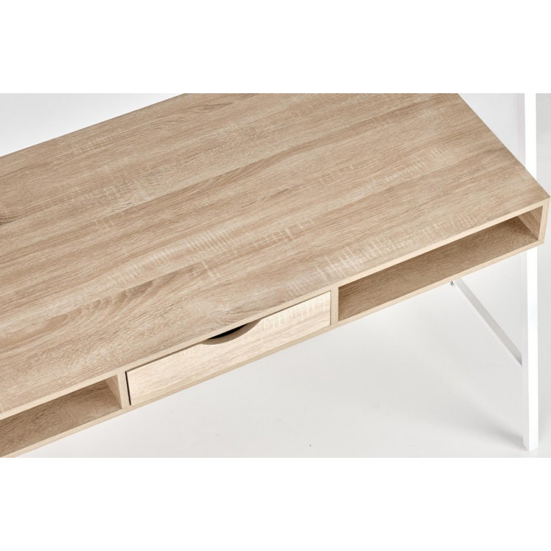 Biurko dla dwójki dzieci Halmar | Dąb sonoma/Biały, 139cm