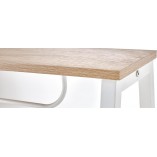 Biurko dla dwójki dzieci Halmar | Dąb sonoma/Biały, 139cm