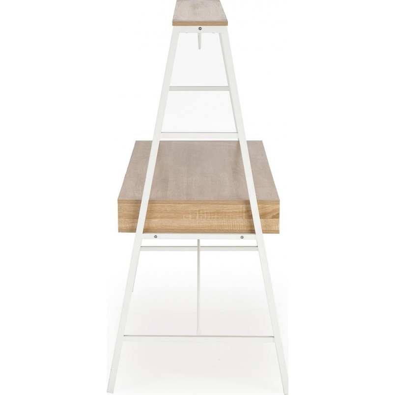 Biurko dla dwójki dzieci Halmar | Dąb sonoma/Biały, 139cm