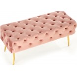 Ławka welurowa różowa Athena Halmar | Elegancki design