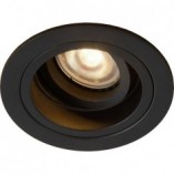 Lampa podtynkowa Embed czarna - nowoczesny design | Lucide
