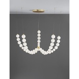 Lampa wisząca Moti - szklane kule, styl glamour | Decolab24