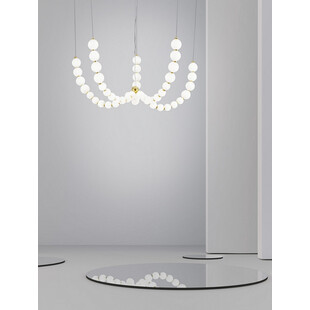 Lampa wisząca Moti - szklane kule, styl glamour | Decolab24