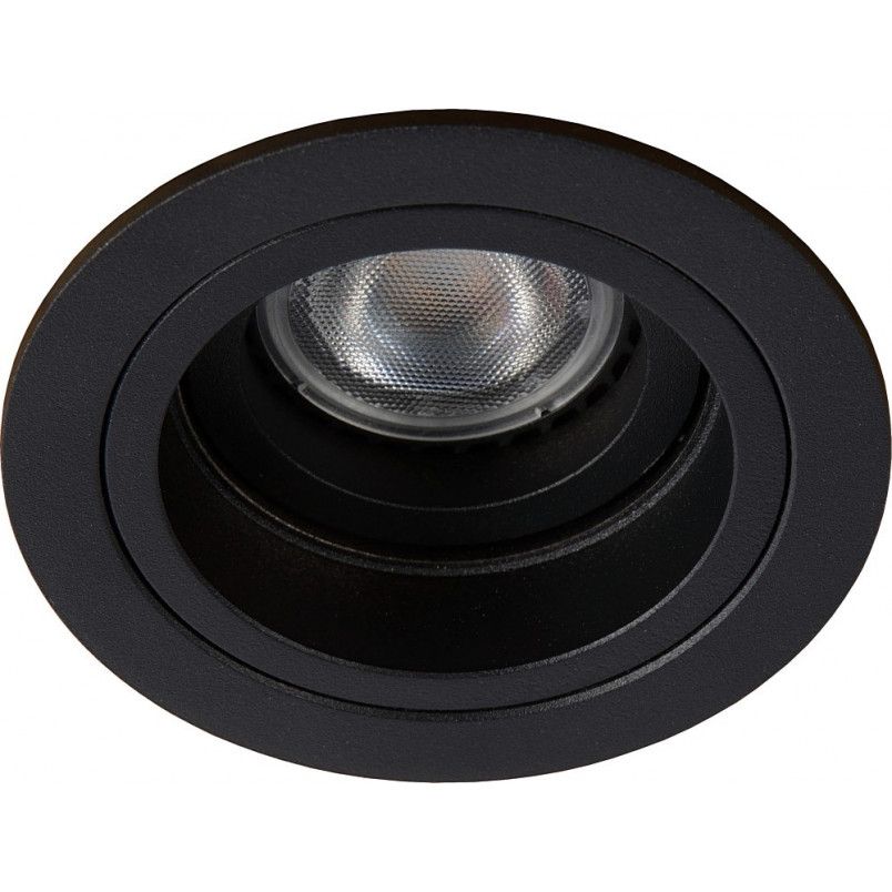 Lampa podtynkowa Embed czarna - nowoczesny design | Lucide