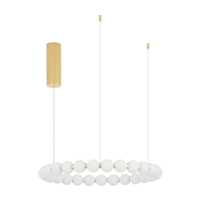 Lampa wisząca Moti - szklane kule, glamour, LED - Decolab24