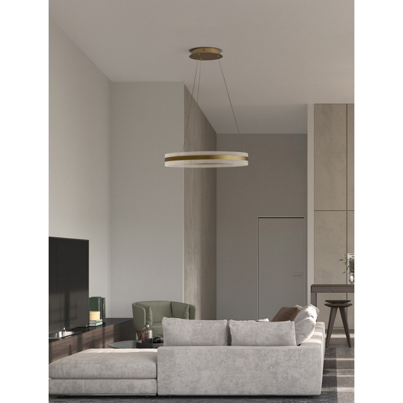 Lampa Wisząca Dream LED Złota | Nowoczesny Design