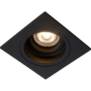 Lampa podtynkowa Embed kwadratowa czarna | Lucide