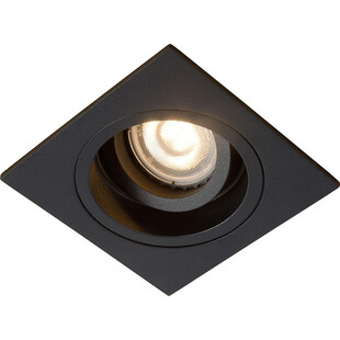 Lampa podtynkowa Embed kwadratowa czarna | Lucide