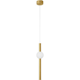 Lampa wisząca glamour Ball Stripe LED - Złota, 12cm | Decolab24