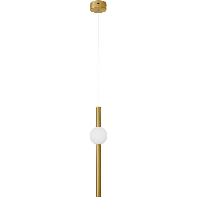 Lampa wisząca glamour Ball Stripe LED - Złota, 12cm | Decolab24