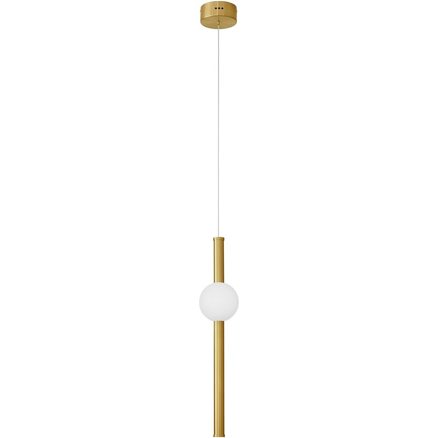Lampa wisząca glamour Ball Stripe LED - Złota, 12cm | Decolab24