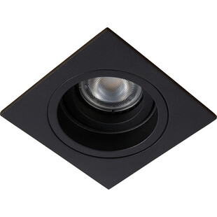 Lampa podtynkowa Embed kwadratowa czarna | Lucide