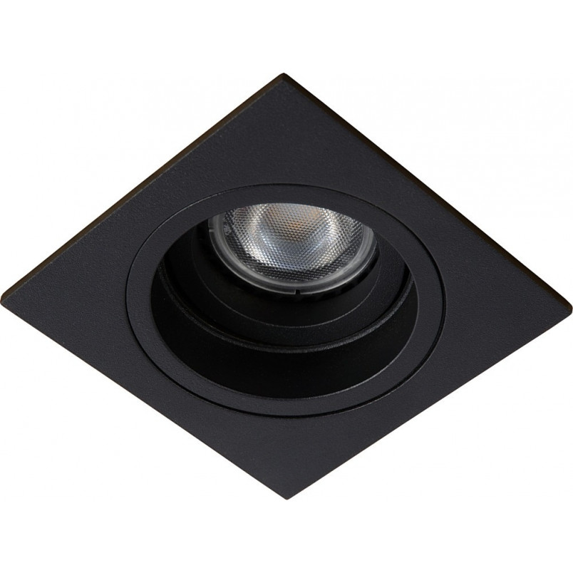 Lampa podtynkowa Embed kwadratowa czarna | Lucide