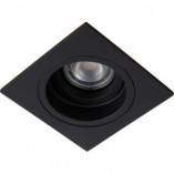 Lampa podtynkowa Embed kwadratowa czarna | Lucide