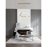 Lampa Glamour Ball Stripe LED III | Złota, 92cm - Decolab24