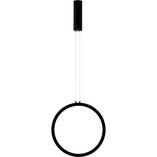 Lampa wisząca LED Zero - Nowoczesny design, 39,5cm, Czarna | Decolab24