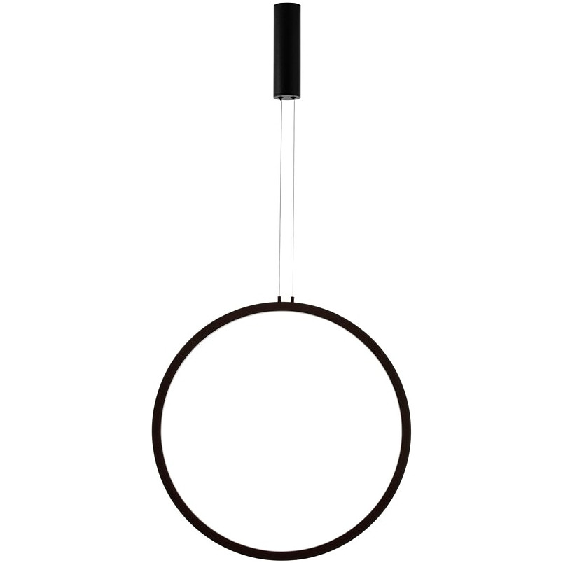 Lampa Wisząca LED Czarna 60cm - Nowoczesny Design | Decolab24