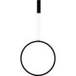 Lampa Wisząca LED Czarna 60cm - Nowoczesny Design | Decolab24