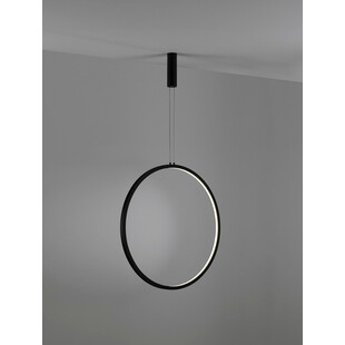 Lampa wisząca nowoczesna Zero LED 80cm czarna