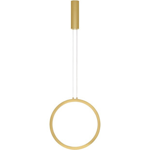 Lampa wisząca nowoczesna Zero LED 39,5cm złota