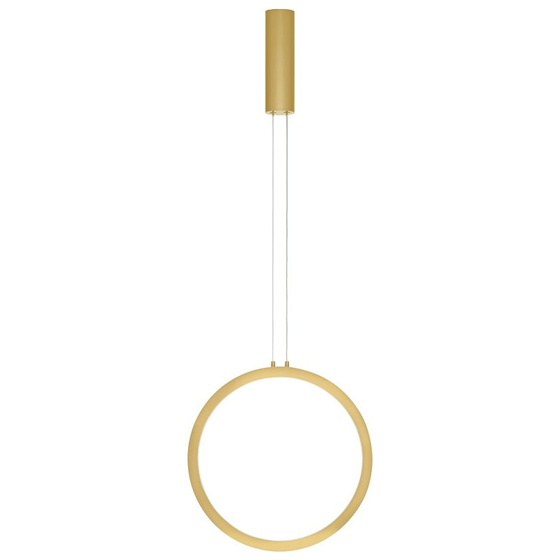 Lampa wisząca Zero LED - Złota, nowoczesna | Decolab24