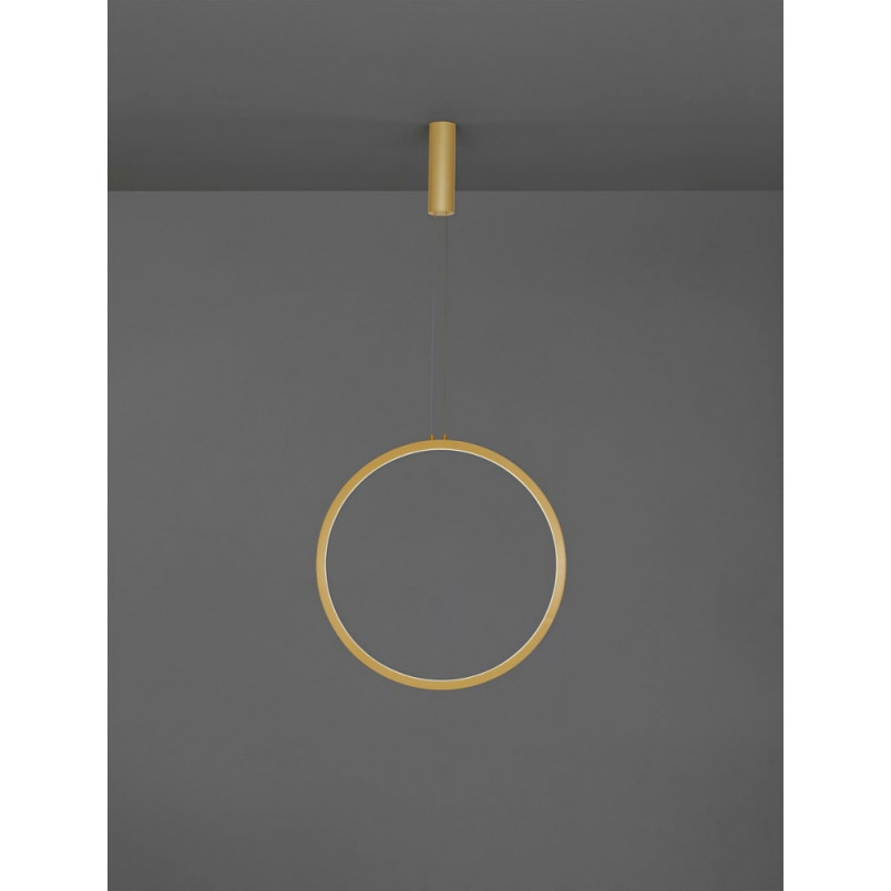 Lampa wisząca Zero LED 60cm złota - Nowoczesny design | Decolab24