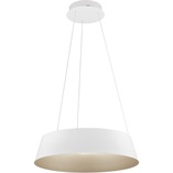 Lampa wisząca okrągła Tessa LED 54cm biały / szampański