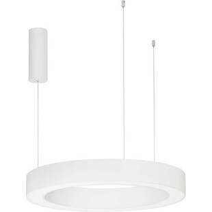 Lampa wisząca LED biała Cole 60cm - Pilot i Aplikacja