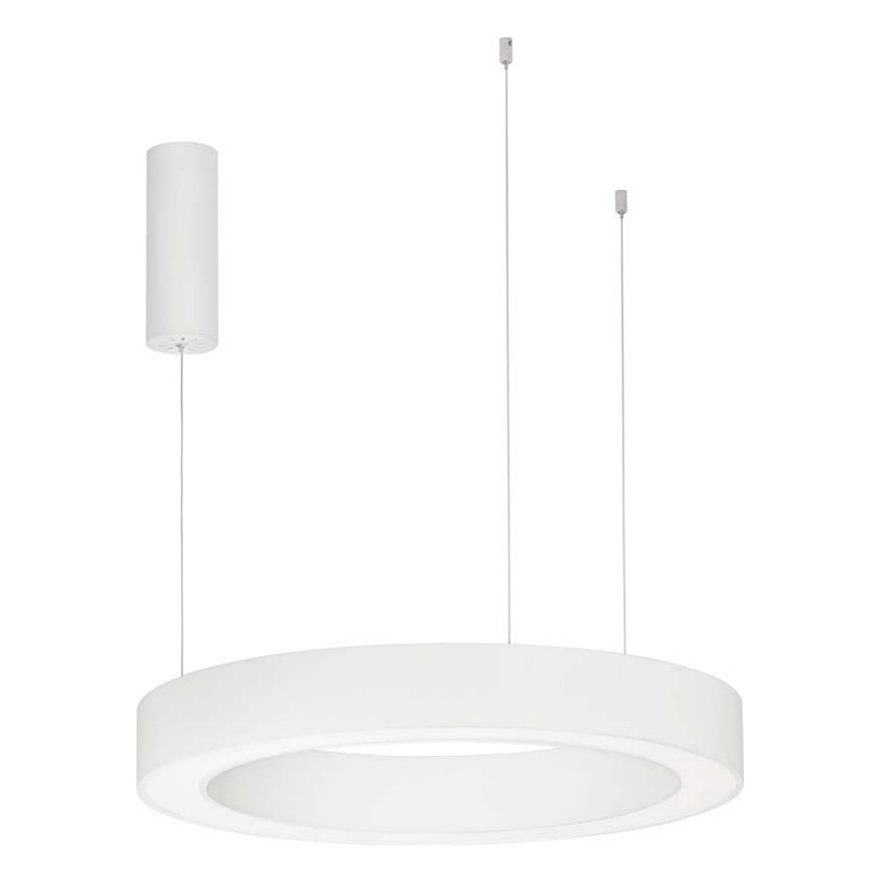 Lampa wisząca LED biała Cole 60cm - Pilot i Aplikacja