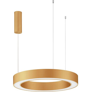 Lampa wisząca Cole LED mosiężna - Nowoczesny design i pilot
