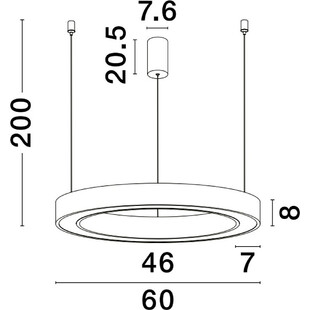 Lampa wisząca Cole LED mosiężna - Nowoczesny design i pilot
