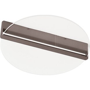 Plafon nowoczesny okrągły Halo LED 56cm przeźroczysty / kawowy